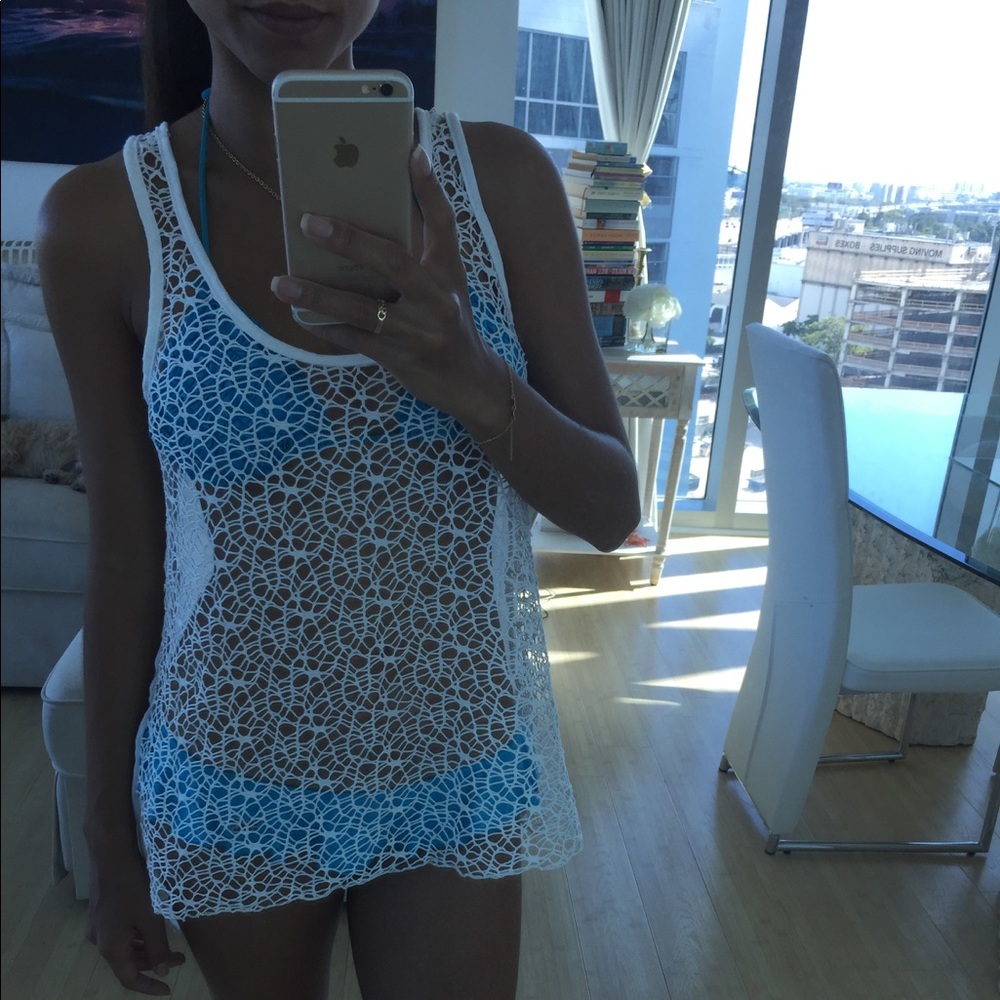 Mesh Swimsuit Coverup